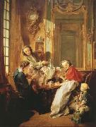 Francois Boucher The Breakfast (mk08) oil painting artist